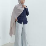 Cotton Pant Grey with Back Pocket