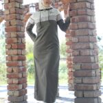 Misty Mud Detachable Hood Jilbab